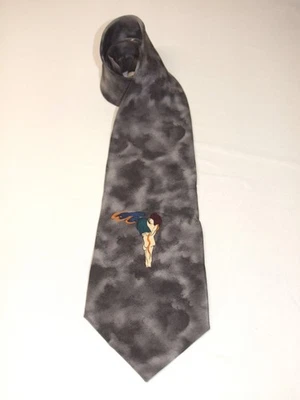 Corbata John Lennon Obra de Arte Corbata El Abrazo 100% Seda Para Hombre Gris De Colección Ancha Foto 1 de 4