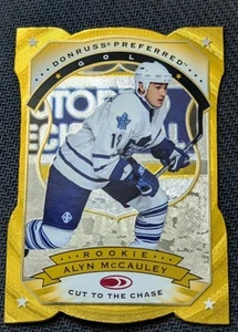 1997-98 Donruss Preferred Gold Cut to the Chase Alyn McCauley #153 MAPLE LEAFS - Picture 1 of 2