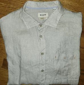 Mens New Borgo28 XXL/TTG Linen Button Down Shirt - Picture 1 of 2