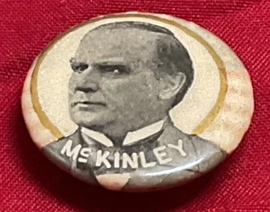 William McKinley 1896 Presidential Political Lapel Stud - Picture 1 of 3