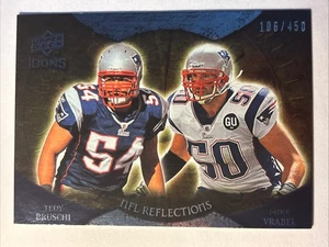 Icons Reflections RF-BV 2009 Tedy Bruschi Mike Vrabel Patriots 106/450 - Imagen 1 de 2