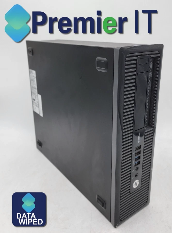 HP ProDesk 400 G1 SFF Desktop PC - Intel Core i3-4130 - 8GB RAM + 1TB HDD - Image 1 of 4