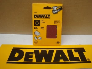 DEWALT DT3022 10 X 80GRIT 115MM PALM SANDER SANDING SHEETS D26441 - Picture 1 of 1