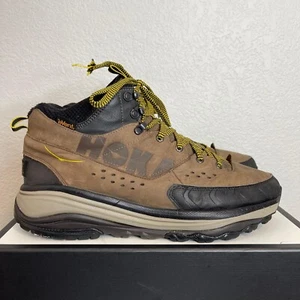 Hoka One One Tor Summit Mid WP 1008982-BGDR Hiking Boots Brown Nubuck Men's 13 - Picture 1 of 12