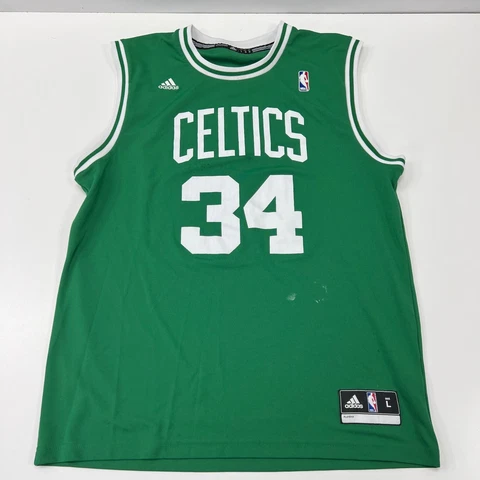 Adidas NBA Boston Celtics Green Jersey Paul Pierce #34 Size Large Cover