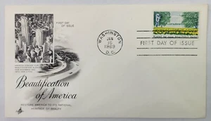 1st Day Issue Stamp & Envelope - Beautification Of America - Picture 1 of 2