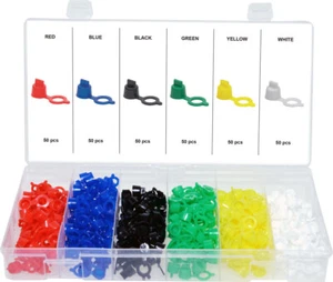 Swordfish 61230 - Fettverschraubungskappe Bremsenentlüfter Schraubverschluss Sortiment, 300 tlg - Bild 1 von 3