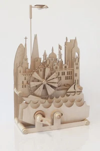 London Cityscape - Timberkits Self-Assembly Wooden Construction Moving Model Kit - Picture 1 of 2