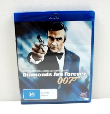 Diamonds Are Forever Blu Ray 1971 Sean Connery Brand New & Sealed Region B - image 1 of 4