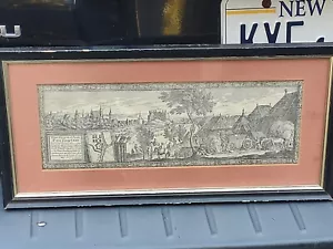RARE ORIGINAL birds eye view MAP 1657 - Picture 1 of 12
