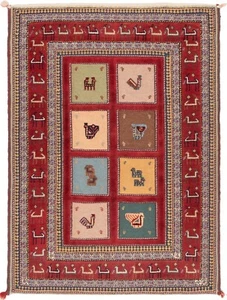 Nimbaft Alfombra Persa Hecha a Mano 115x83 cm-Nomadic Oriente Carpet Alfombra - Picture 1 of 10