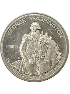 1982 D 50c George Washington Commemorative, Denver Mint, 90% Silver - Image 1 of 2