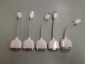 (5) Apple Mini-VGA Male to VGA Female Monitor Cable Adapter / M8639G/A - Picture 1 of 3
