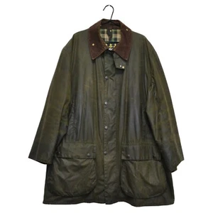 Barbour A200 Border Herren Wachsjacke grün Gr. C50/127 cm Made in England - Bild 1 von 11
