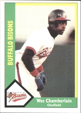 1990 Buffalo Bisons CMC #23 Wes Chamberlain