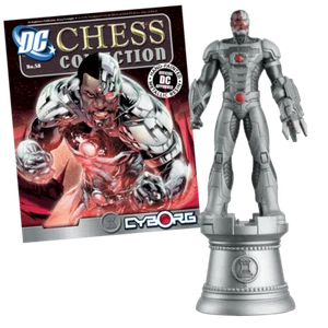 EAGLEMOSS DC CHESS COLLECTION ISSUE 58 CYBORG WHITE ROOK - NEW SEALED - Picture 1 of 1