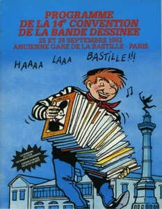 DENIS 14e CONVENTION BD PARIS 1982 COUVERTURE+CHALAND+MOEBIUS+CESTAC+TED BENOIT - Imagen 1 de 10