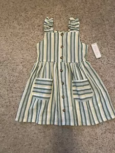 Girls Size 4 Sun Dress New - Picture 1 of 3