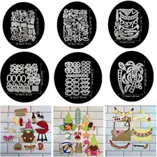 Gnome Booth Beach Metal Cutting Dies Crafting Stencils Diy Paper Embossing Card