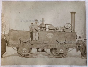 G.-M. Legé — Rouleau compresseur à vapeur — tirage albuminé — 15x20 cm. — 1870. - Picture 1 of 4