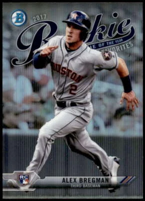 Alex Bregman 2017 Bowman Chrome Rookie of the Year Favorite Refractors #ROYF3  - Image 1 of 2