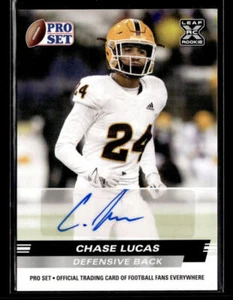 2021 Leaf Pro Set Autographs #PSACL2 Chase Lucas - Picture 1 of 2