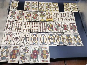 VIASSONE ANTICHI TAROCCHI NON COMPLETO REGNO ITALIA PRIMI 900 ARCANI COMPLETI - Picture 1 of 6