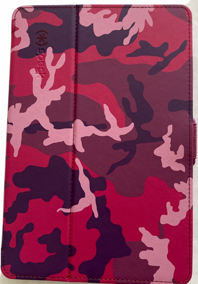 Speck Stylefolio Case iPad Mini/2/3 -Smart Camo Grey/Boysenberry Purple #C173 - Image 1 of 4