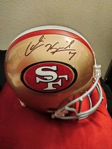 Colin Kaepernick SF 49ers Autographed F/S Replica Helmet full size - Picture 1 of 2