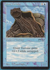 Giant Tortoise (b Light) Arabian Nights NM Blue Common CARD (248642) ABUGames