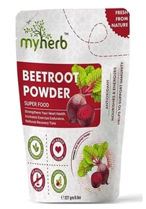 MYHERB 100% Natural Organic Beet Root Powder || 227gm Free Shipping || - Picture 1 of 7
