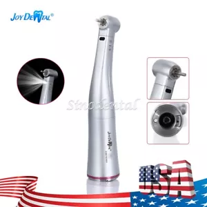 Dental 1:5 Fiber Optic Contra Angle Increase Internal 4 Spray LED Handpiece - Picture 1 of 16