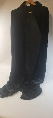 Disfraz de Halloween Fun World negro con capucha largo completo para adulto Foto 1 de 3