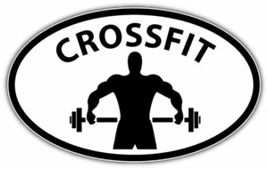 Crossfit Training Sport Oval Auto Auto Autoaufkleber Fenster Aufkleber 6"X4" - Bild 1 von 1