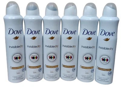 Dove Body Spray Invisible Dry Women Spray Deodorant 250ml/8.4 oz (6 Pack) - Image 1 of 3