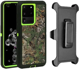 Funda Defender (clip de cinturón se adapta a Galaxy Note 20 Ultra (SOLO) verde/árbol - Imagen 1 de 2