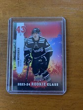 Luke Hughes 2023-24 Upper Deck Series 1 Rookie Class Red