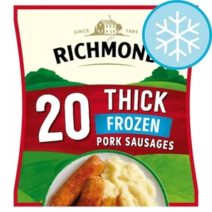 Richmond Thick Frozen Pork Sausages 20 Pack 860g - Picture 1 of 1