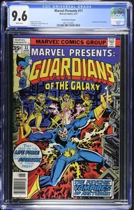 MARVEL PRESENTS 11 CGC 9.6 WPGS 35 CENT PRICE VARIANT V1 1977! GOTG! HIGHEST CGC - Picture 1 of 2