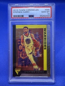 STEPHEN CURRY 2019 PANINI CHRONICLES #585 PSA 10 GEM MINT NBA 3PT. G.O.A.T - Picture 1 of 2