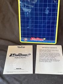 Minestorm Vectrex Original Overlay Manual And Insert