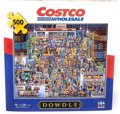 Пазл Dowdle Costco оптовая продажа 19 1/4 дюйма x 26 5/8 дюйма 500 шт. - Изображение 1 из 3