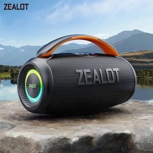 Zealot P11 50W Portable Bluetooth Speaker IPX6 Waterproof AUX Outdoor Stereo - Foto 1 di 12