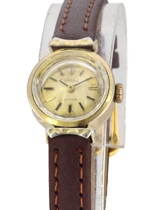 Vintage OMEGA De Ville Saphette 17 Jewels Ladies Gold Wrist Watch - Cal 484 - - Bild 1 von 6