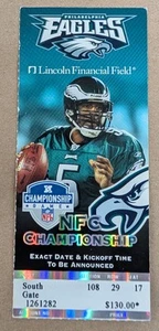 1/3/2005 NFC Championship Game NFL ticket stub Atlanta Falcons at... - Picture 1 of 2