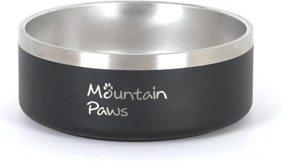 Basecamp - Ciotola Antiscivolo per Cani, in Acciaio Inox, Diametro 18 Cm, 1,2 Li - Immagine 1 di 4