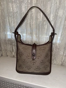 Dooney & Bourke Feed Bag DB Logo Handbag Purse - Picture 1 of 13