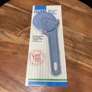 EKCO blau Nylon Pizzaschneider ~ 2-5/8" Durchmesser Klinge ~ 7-1/2" Länge ~ Neu im Karton - Bild 1 von 6