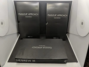 Pimsleur Approach Gold Edition Hebrew Level III Total 16 CD's Set - Foto 1 di 6