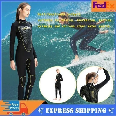 Combinaison Plongée Néoprène Manquer 5mm combinaison plongée apnée corps A10 - Photo 1/4